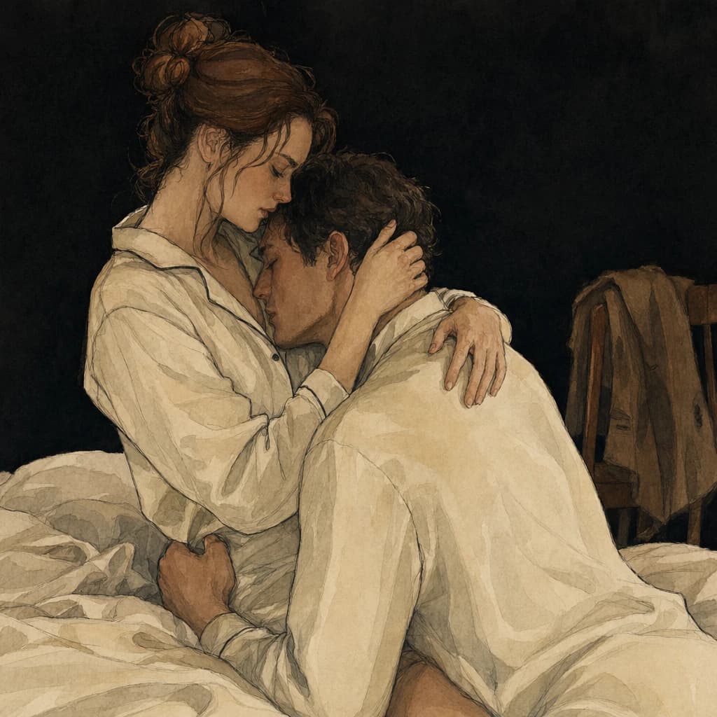 Non-monogamy compatibility requires aftercare — a couple reconnects through reclamation sex after an encounter