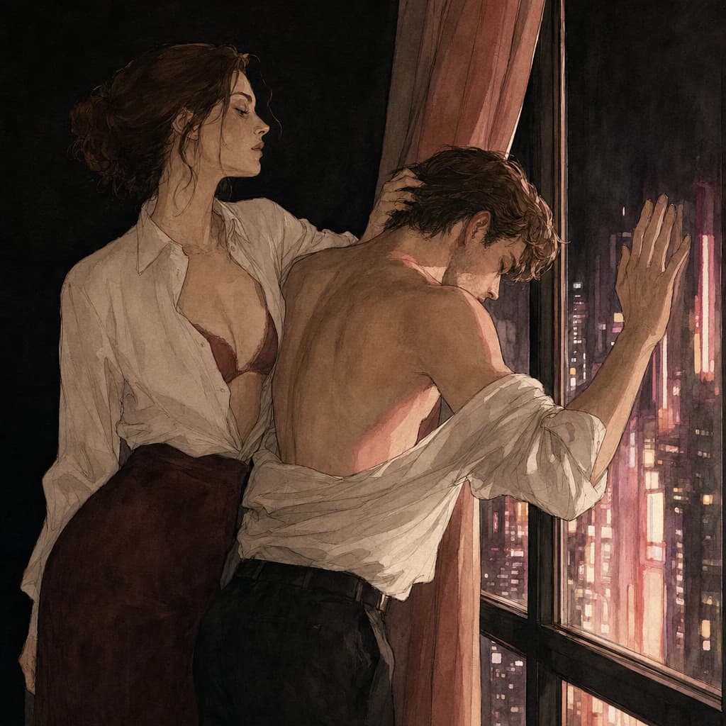 Exploring non-monogamy one step at a time — hotel room exhibitionism as a gradual escalation from private play