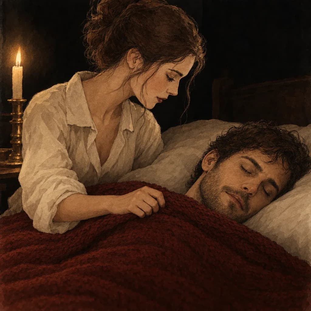 One partner asking to take care of the other, the steady caretaking closeness cupioromantic people value