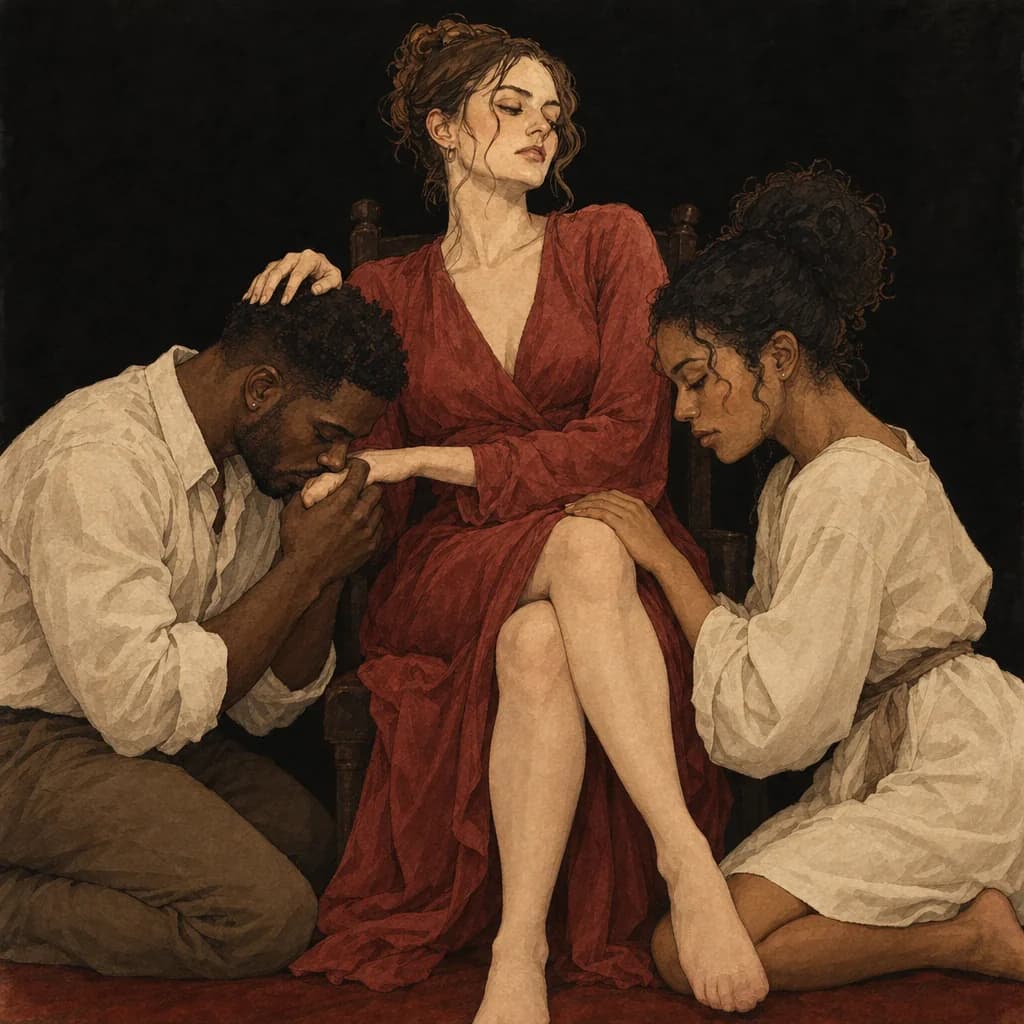 Types of non-monogamy range from private play to group experiences — a three-person encounter representing the expansion many couples explore