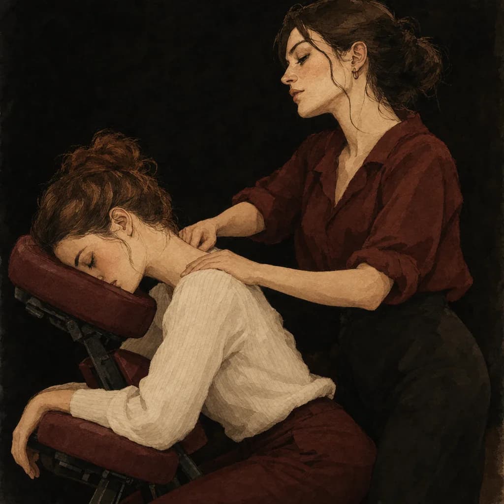 Two women in hands-on, body-to-body closeness, the kind of grinding contact tribbing relies on