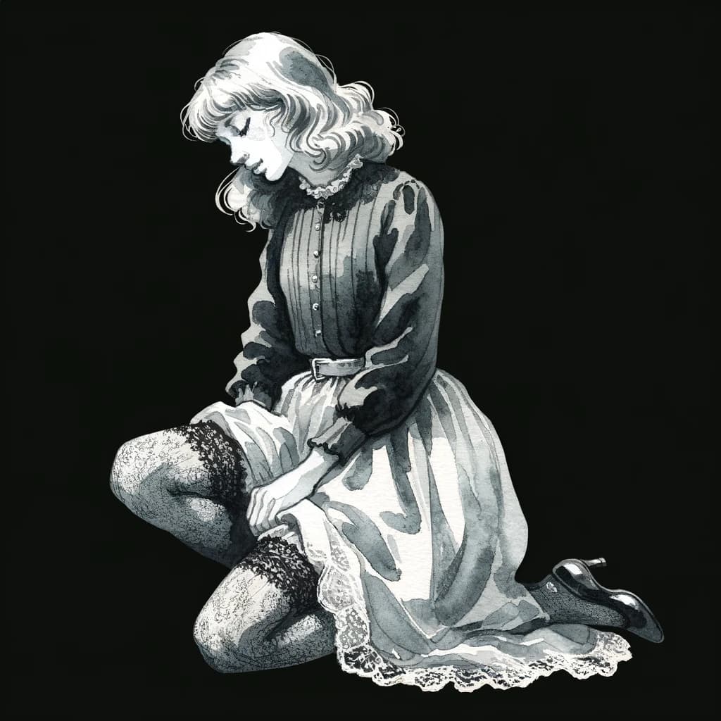 Submissive woman