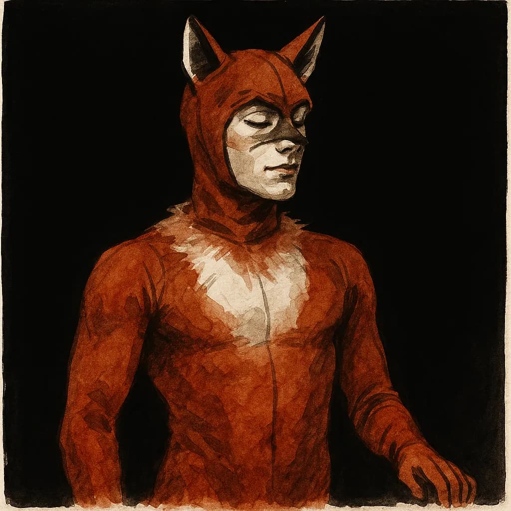 Man wearing a fursuit