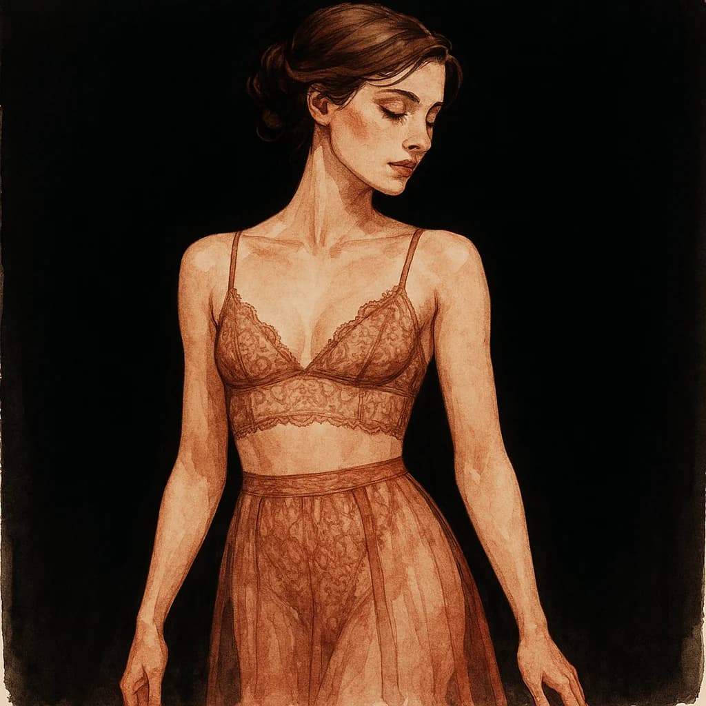 Elegant lingerie and hosiery combinations for intimate play