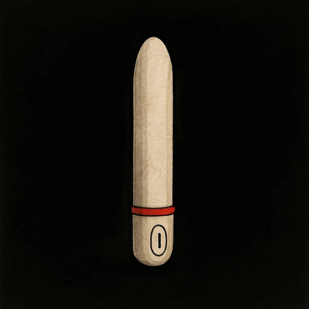 A simple vibrator demonstrating the basic concept of automated pleasure toys