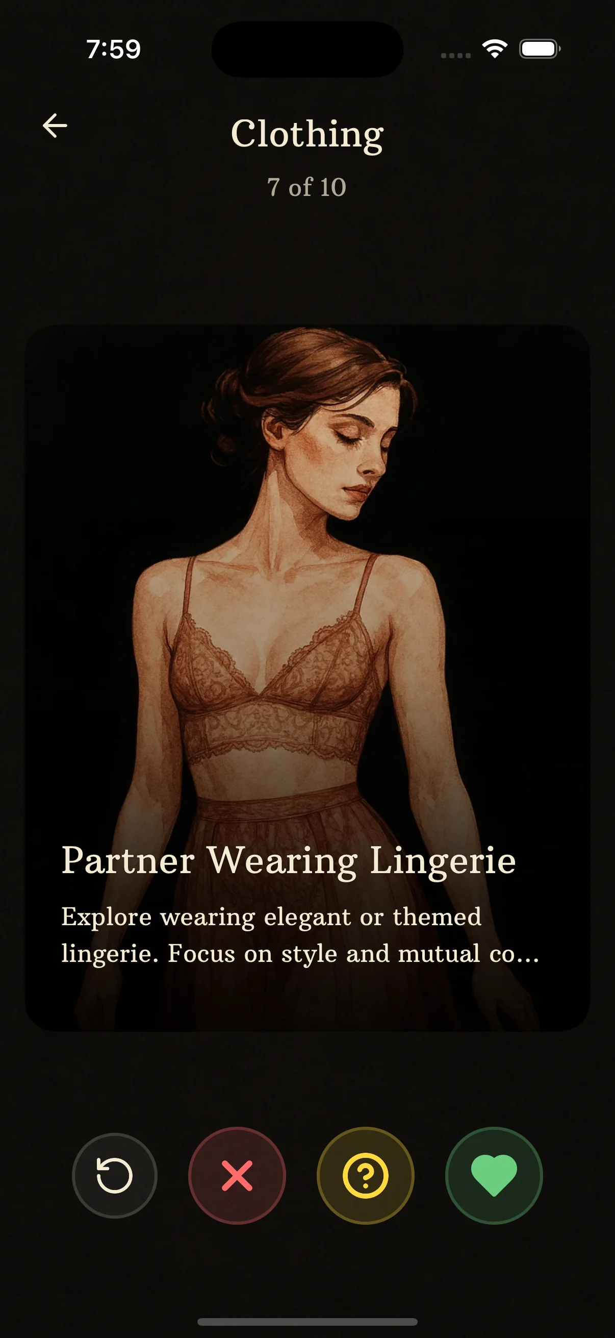 BeMoreKinky Activity Swiper