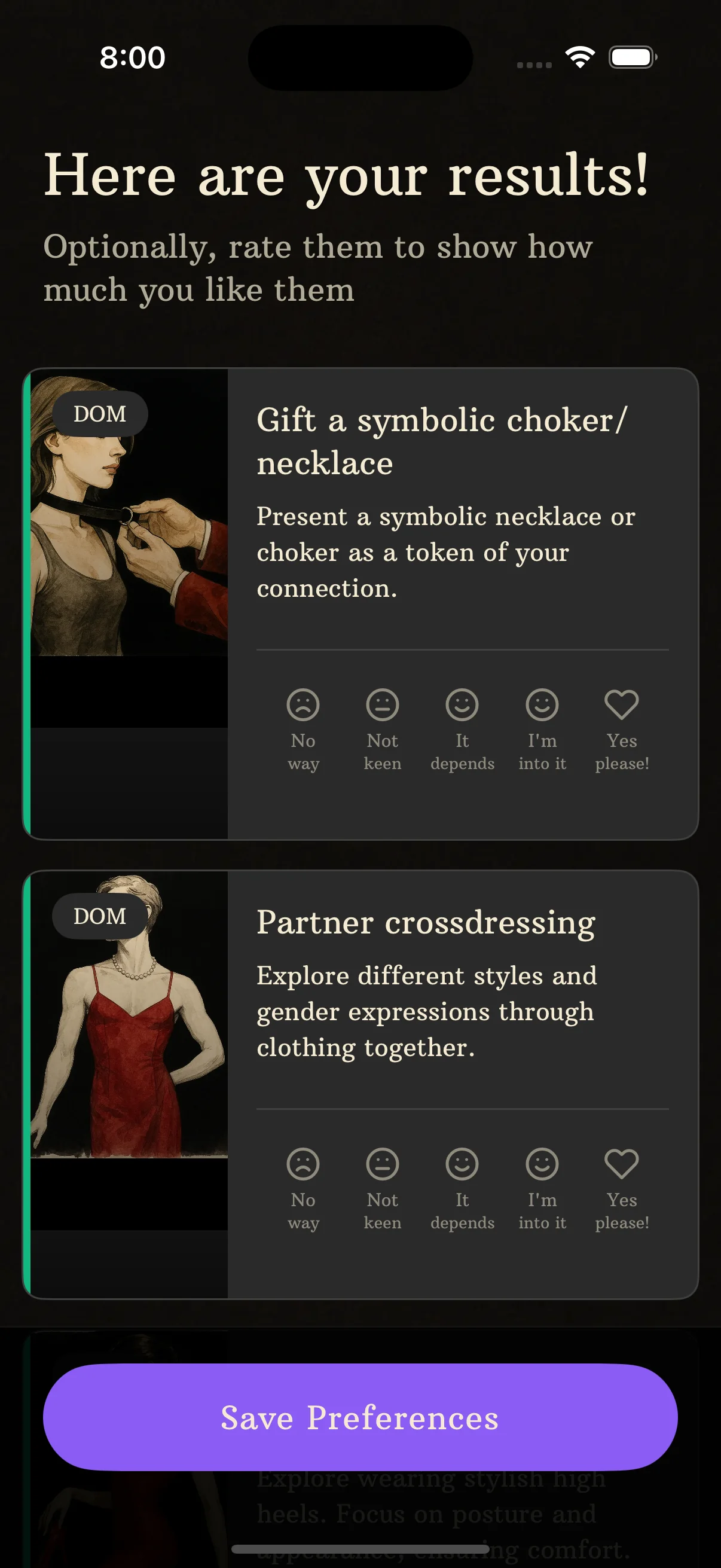 BeMoreKinky Rating Prompt