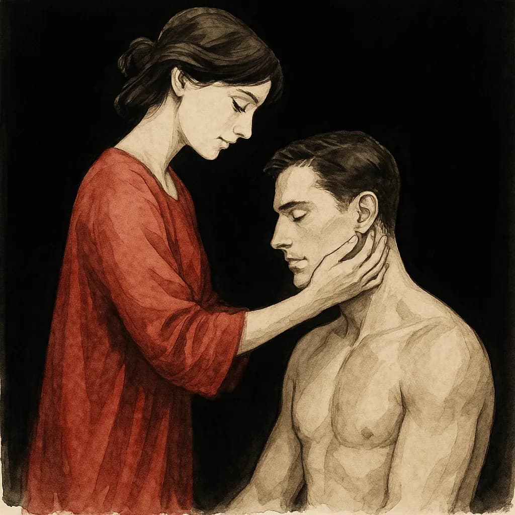 Mommy dom provides aftercare